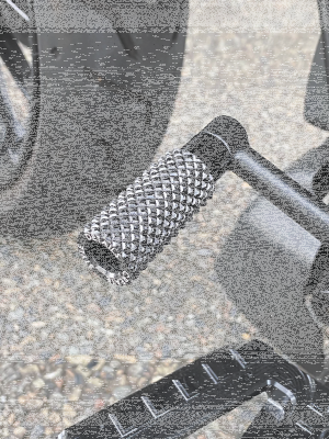 Next Level Knurled Shifter Peg Black (GB)