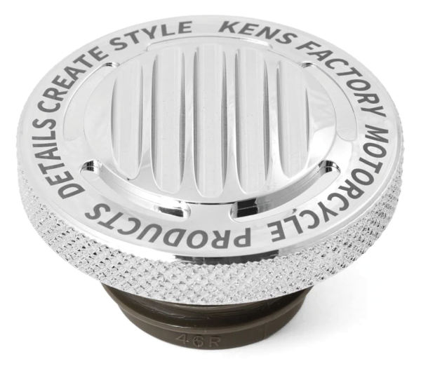 Next Level Chrome Finned Gas Cap 96-Up (GB)