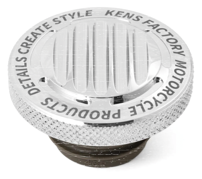 Next Level Chrome Finned Gas Cap 96-Up (GB)