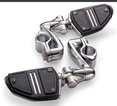 Twin Rail HW Pegs Ext. Chr Male Mounts (GB)