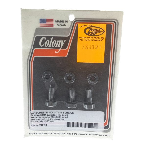 COLONY carb mount kit, parkerized (GB)