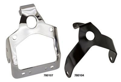 Blk bracket headlight Springer 36-44 (GB)