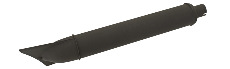 Muffler replica 1941-48 U/UL/EL/FL black (GB)