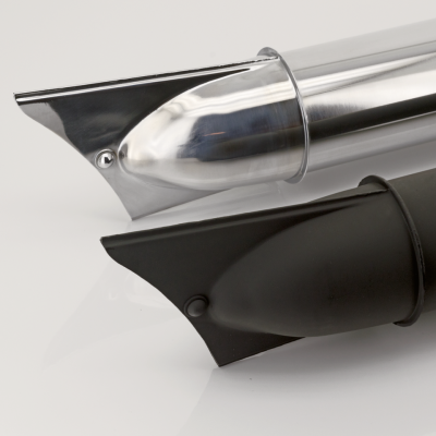 Muffler replica 1941-48 U/UL/EL/FL black (GB)