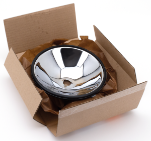 Replica springer headlight mirror w/seal (GB)