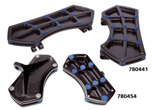 DIAMOND FR FLRBRD BLK W/ GEMS BLUE