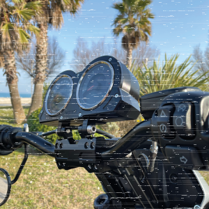 Vitys Road Glide billet gauge Black (GB)