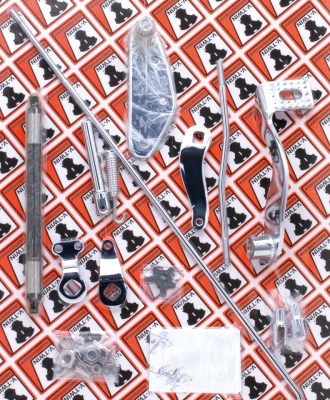 Mechanical brake kit chrome BT36-57