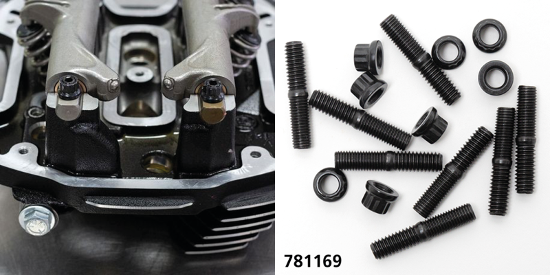 S&S Rocker arm stud kit ME17-UP (GB)