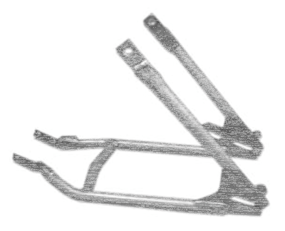Bolt-on Hard Tail XL52-78 drumbrake (GB)