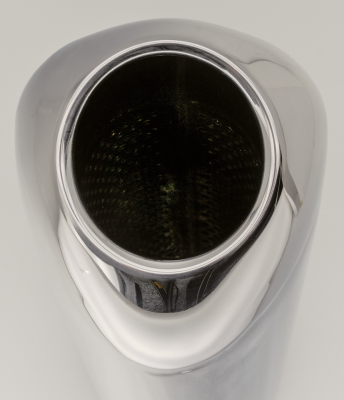 Triangle muffler Stainless steel 2" I.D. (GB)