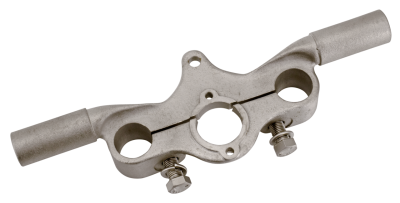 Satin offset Springer top clamp f/risers