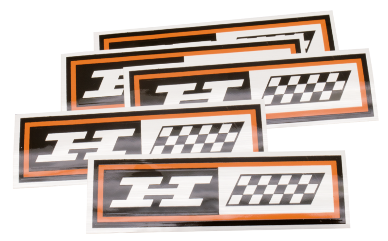 5Pck Oil tank decal FLH style H-long (GB)