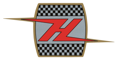 Each Oil tank decal FLH style H-lightnin (GB)
