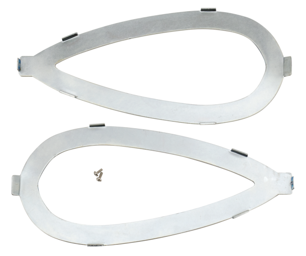 Pair tank name plate brackets (GB)