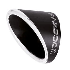 COMBAT SHORTY END CAP 4.5" SCULPTED BLCK