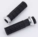 Hart Luck lock-on cable grip Blk/blk/sil