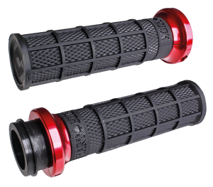Hart Luck lock-on TBW grip Blk/blk/red (GB)