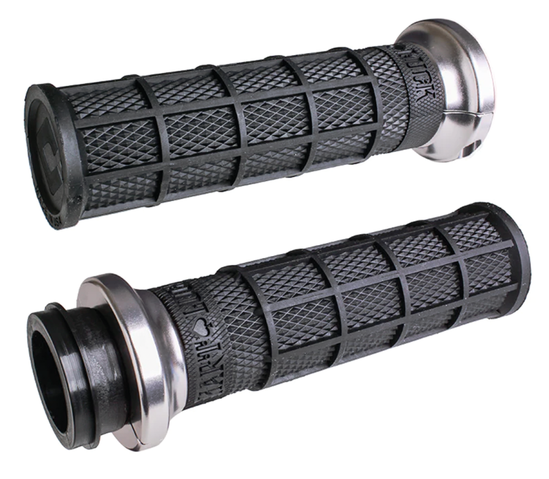 Hart Luck lock-on TBW grip Blk/blk/sil (GB)