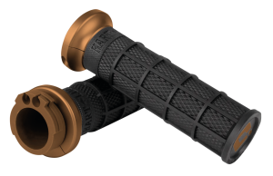 Hart Luck lock-on cable grip Blk/bro/bro