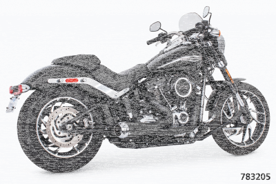 US OUTLAW LOW 2-1 BLK/CH ST18-UP (GB)