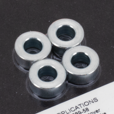Zinc spacers, .3125"x.625"x.2813", set/4 (GB)