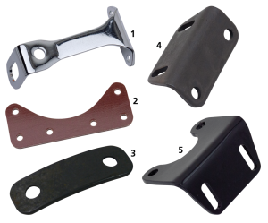 Blk Bracket horn lower All45-52 springer (GB)
