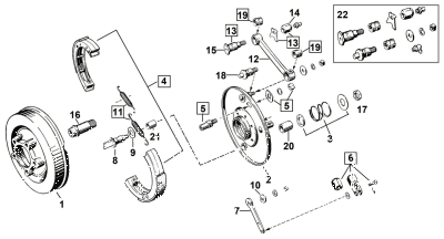 Bushing, brake shaft operating BT, WLC (GB)
