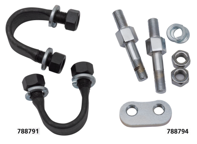 MOUNTKIT rearguard/batt box WL chrome (GB)