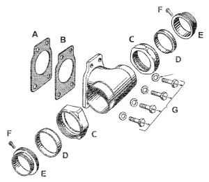 10pck Intake manifold rivet BT48-54 (GB)