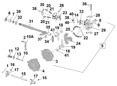 Pawl carrier XL74-84, BT79-86 (GB)