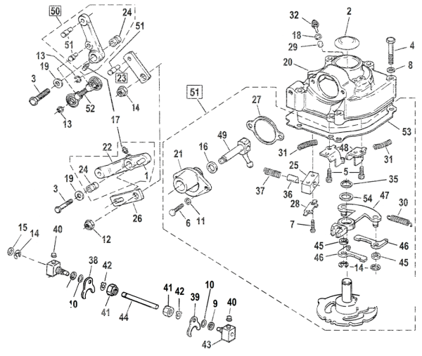 Shaft, shift lever (GB)