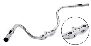 Speedster Inline Handlebar Chrome 36-45 (GB)