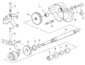 Starter shaft spacer (GB)