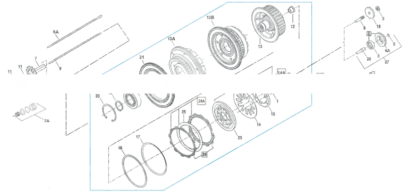 GHDP PUSHROD, CLUTCH RELEASE PLATE (GB)
