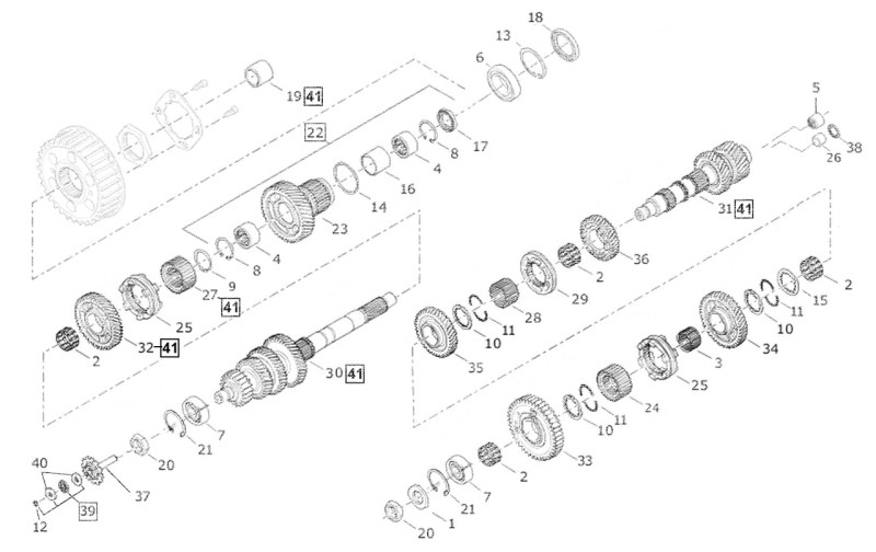 Rod assy, oil slinger #37069-90 (GB)