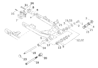 Timken swingarm bearing (GB)