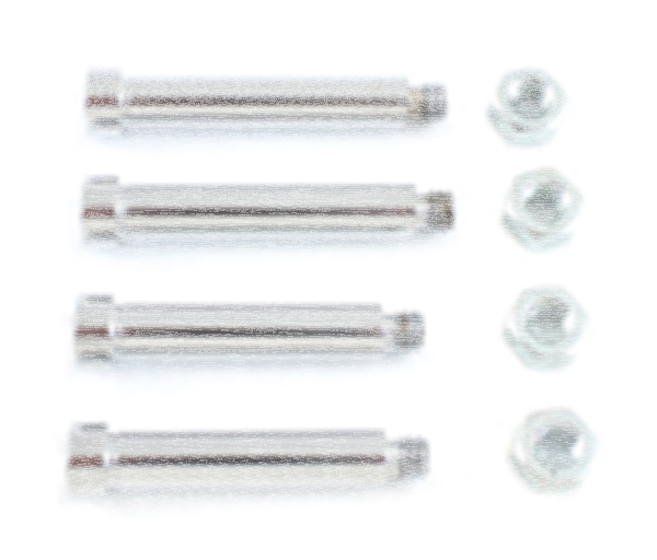 Shoulder bolts FR brake caliper, chrome (GB)