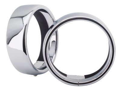 Chrome Extended spotlight trim rings (GB)