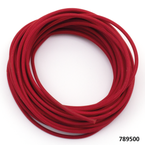 Cloth covered wire pure red 25ft
