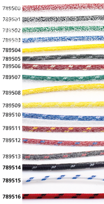 Cloth covered wire pure black 25ft (GB)