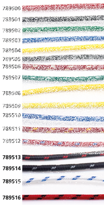 Cloth covered wire pure yellow 25ft (GB)