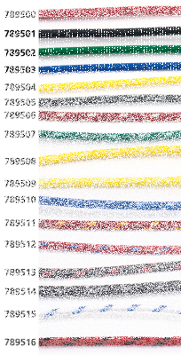 Cloth covered wire black/white 25ft (GB)