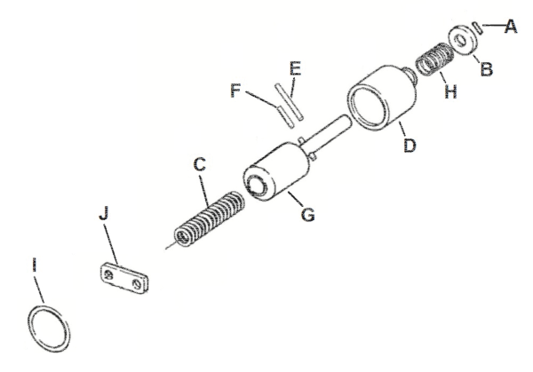 25Pck Solenoid Plunger roll pins OEM 600 (GB)