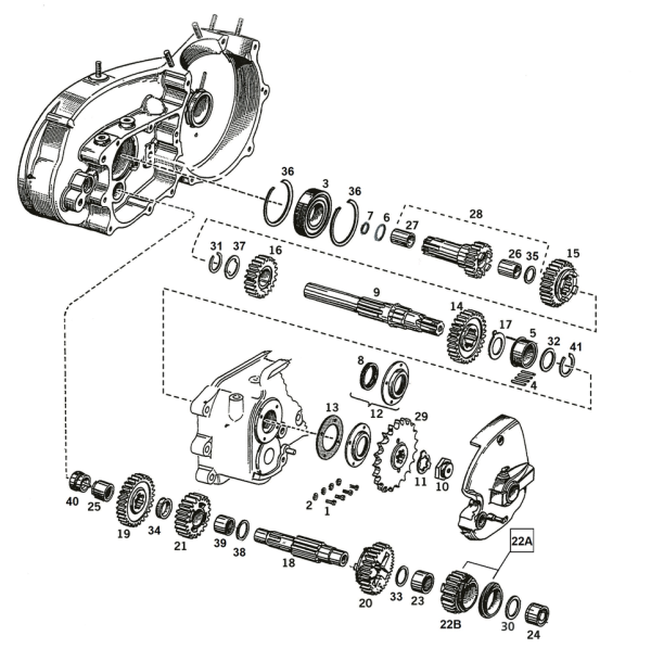 5Pck countersh 2nd thrust washer XL57-90 (GB)