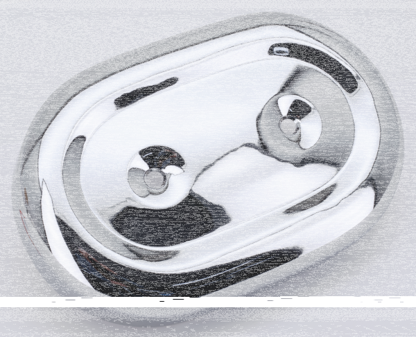 Oval A/C Cover Chrome FL/FX71-89 XL66-03 (GB)