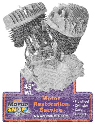 45" Flathead Engine Plaque (GB)