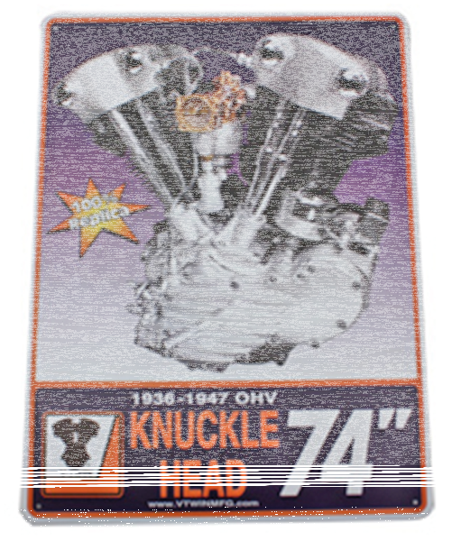 Knucklehead Engine Plaque (GB)
