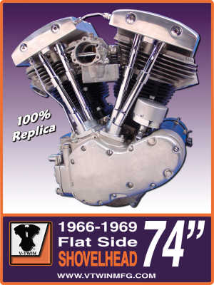 Early Shovelhead Engine Plaque (GB)