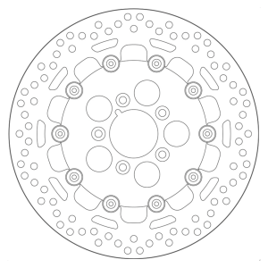 SBS floating Brake disc 11,5" 2,22"ID